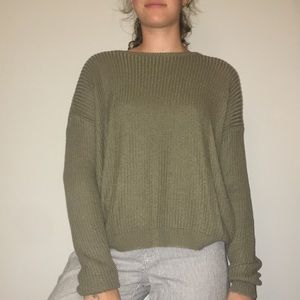 Brandy melville green knit sweater